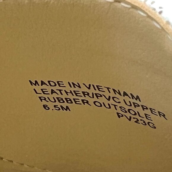 MICHAEL Michael Kors Womens Size 6.5 Cream Leather Heels Mules Clogs Shoes - Picture 13 of 14